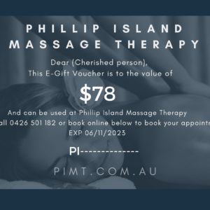 30 minute massage gift voucher weekend