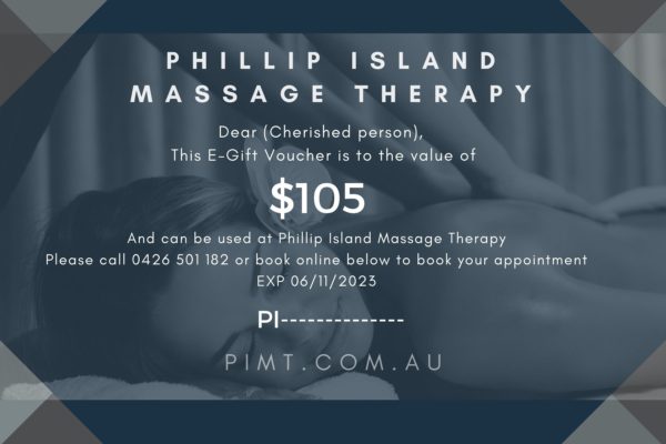 massage gift voucher - 60 minutes