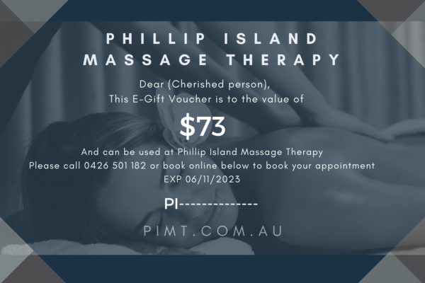 massage gift voucher - 30 minutes