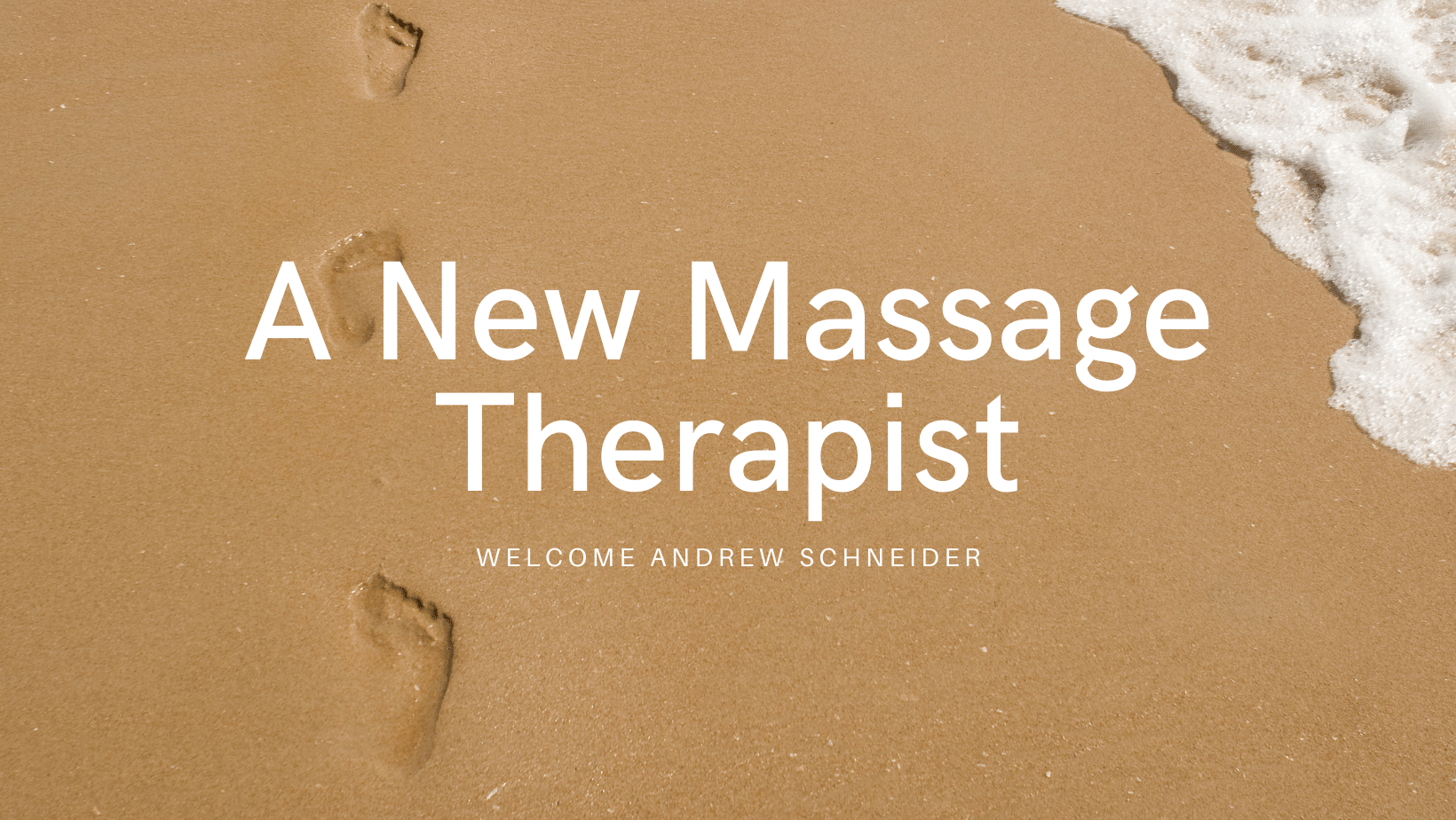 new massage therapist